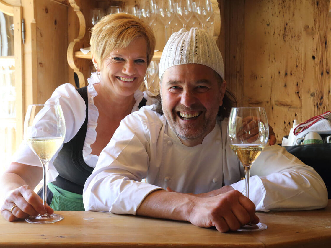 Die beiden Inhaber des Restaurant La Passion, Wolfgang und Helena Kerschbaumer